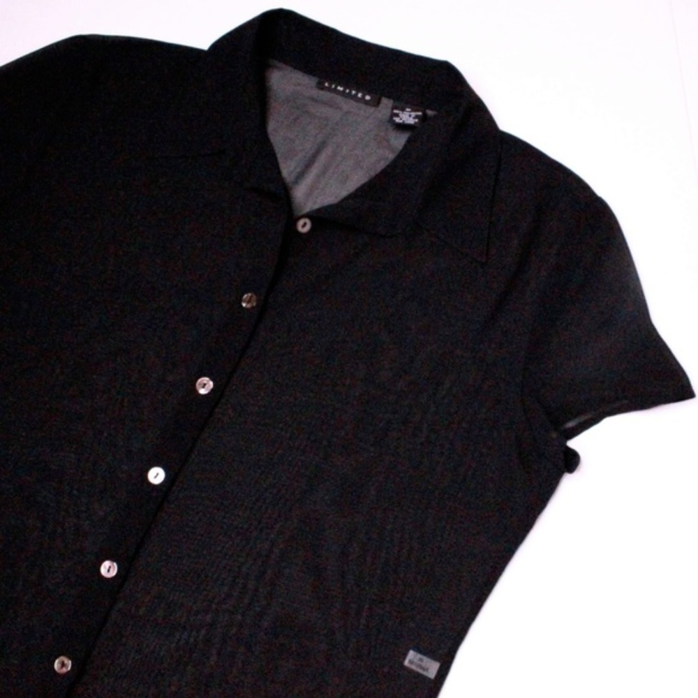 Sheer Black Blouse by "Limited"